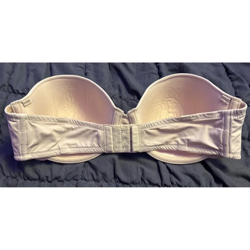 Victoria's Secret Strapless Push Up Bra Nude 38C